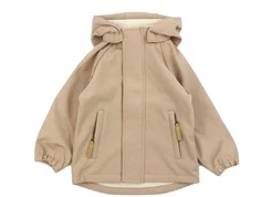 Lil Atelier nougat overgangsjakke soft shell